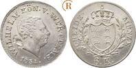 Württemberg: 6 Kreuzer Wilhelm I, 1816-1864: -