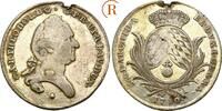 Bayern für die Rheinpfalz: 1/2 Konventionstaler Mannheim Karl Theodor, 1777-1799: -