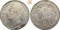 Württemberg: 1 Gulden Wilhelm I, 1816-1864: -