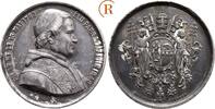 Vatikan: Silbermedaille von Massonet Pius IX, 1846-1878: -
