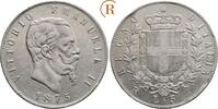 Italien Königreich: 5 Lire Rom Vittorio Emanuelle II, 1861-1878: -