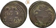 Brandenburg Bayreuth: 1 Heller 1700 Christian Ernst, 1655-1712: ss 167.34 元 含税 ＋  41.84 元 运费