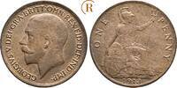 Grossbritannien: 1 Penny George V, 1910-1936: -