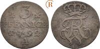 Preussen: 3 Pfennig Berlin Friedrich Wilhelm II, 1786-1797: -