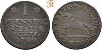 Braunschweig Wolfenbüttel: 1 Pfennig Karl I, 1735-1780: -