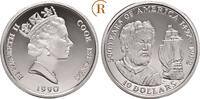 Cook Islands: 10 Dollar Silber 500 J. Entdeckung v. Amerika -