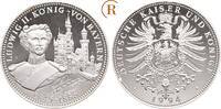 Bayern: Silbermedaille auf Ludwig II. -