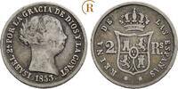 Spanien: 2 Reales Isabell II, 1833-1868: -