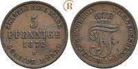 Mecklenburg Schwerin: 5 Pfennig Friedrich Franz II, 1842-1883: -