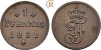 Mecklenburg Schwerin: 1 Pfennig Friedrich Franz I, 1785-1837: -