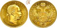Österreich: 1 Dukat Wien GOLD Franz Joseph I, 1848-1916: -