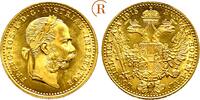 Österreich: 1 Dukat Wien GOLD Franz Joseph I, 1848-1916: -