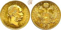Österreich: 1 Dukat Wien GOLD Franz Joseph I, 1848-1916: -