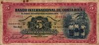 Costa Rica 5 Colones P180a -