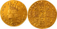Frankreich 1717 Louis XV (1715-1774) 1/4 de louis d'or de Noailles Paris  158,662.72 元 含税 ＋  167.01 元 运费