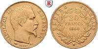 France 20 Francs Napoleon III, 1852-1870, Gold, 6,45 g -