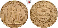 France 20 Francs Third Republic, 1871-1940, Gold, 6,45 g -