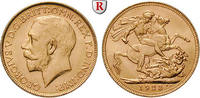 Australia Sovereign George V., 1910-1936, Gold, 7,99 g -