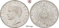 Bayern 3 Mark Otto, 1886-1913, 3 Mark 1908-1913, D. Portrait / Eagle, various dates (COINTYPE PICTURE). Jaeger 47; KM 515.1. -