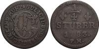 Jülich-Berg CU-1/4 Stüber 1 Karl Theodor von Pfalz-Sulzbach 1742-1799. -