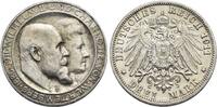 Württemberg 3 Mark Wilhelm II. 1891-1918. -