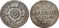 Mainz-Erzbistum CU-Pfennig Emmerich Joseph von Breitbach-Bürresheim 1763-1774. -