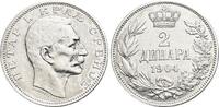 Serbien 2 Dinara Peter I. 1903-1918. -
