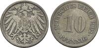 Deutsches Reich CU/Ni-10 Pfennig -