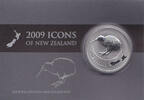 New Zealand 1 Dollar Kiwi 2009 1 oz Silver -