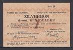Nederland 1 Gulden Zilverbon 01-1b Serie 16. -