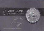 New Zealand 1 Dollar Kiwi 2010 1 oz Silver -