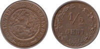 Nederland Koninkrijk ½ Cent Wilhelmina 1890-1948 -