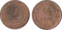 Nederland Koninkrijk ½ Cent Wilhelmina 1890-1948 -