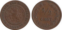 Nederland Koninkrijk ½ Cent Wilhelmina 1890-1948 -