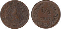 Nederland Koninkrijk ½ Cent Wilhelmina 1890-1948 -