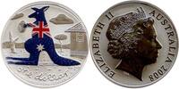 Australië 1 Dollar Kangaroo With Color - RARE -