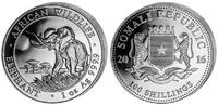 Somalia Republic 100 Shillings Elephant / Elefant -