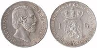 Nederland Koninkrijk 1 Gulden Willem III 1849 - 1890 -