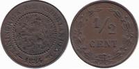 Nederland Koninkrijk ½ Cent Willem III 1849-1890 -