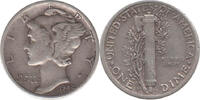 United States 10 Cents 1940 Mercury Dime ss- 29.29 元 含税 ＋  41.84 元 运费