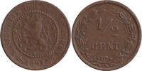 Nederland Koninkrijk ½ Cent Wilhelmina 1890-1948 -