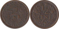 Nederland Koninkrijk ½ Cent Wilhelmina 1890-1948 -