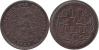 Nederland Koninkrijk ½ Cent Wilhelmina 1890-1948 -