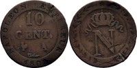 Frankreich 10 Centimes Napoleon I., 1804-14 -