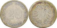 Kaiserreich 20 Pfennig 1876 D Wilhelm I., 1861-88 s+ 66.94 元 含税 ＋  83.67 元 运费