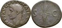 RÖMISCHE KaISERZEIT Dupondius Divus Augustus, geprägt unter Tiberius. -
