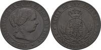 Spanien Sevilla 5 Centimos Isabel II., 1833-1868 -