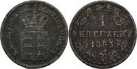 Württemberg Kreuzer 1863 Wilhelm I. 1816-1864 ss- 58.57 元 含税 ＋  83.67 元 运费