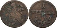 Bamberg Bistum Heller Adam Friedrich von Seinsheim 1757-1779 -