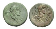 Königreich Bosporus Bronze Aspurgus, ca. 14 - 37 n.Chr. , unter Tiberius, 14 - 37 n.Chr. -